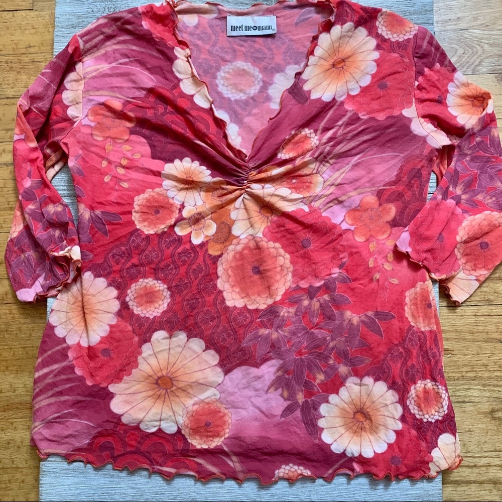 Meet Me in Miami maternity top one size S/M